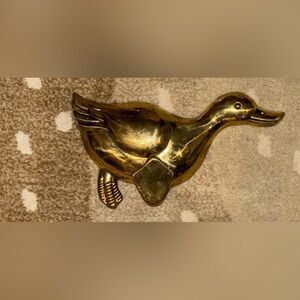 Antique Brass Duck